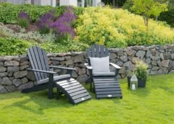Tennessee Liegestuhl Mit Fußhocker, Orkangrau -Gartenmöbel Rabatte hillerstorp tennessee deckchair with footstool 0