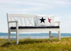 Visby Sofa 160 Cm, Weiß -Gartenmöbel Rabatte hillerstorp visby sofa 160 cm white 1