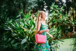 Hinza Bag Green Plastic, Tropical Pink -Gartenmöbel Rabatte hinza hinza bag green plastic tropical pink 6