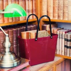 Hinza Tasche Klein Green Plastic, Bordeaux -Gartenmöbel Rabatte hinza hinza tasche gross green plastic bordeaux 3