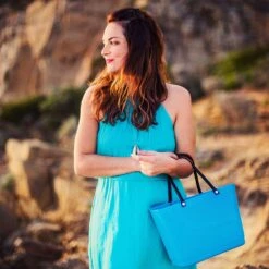 Hinza Tasche Klein, Turkis -Gartenmöbel Rabatte hinza hinza tasche gross turkis 5