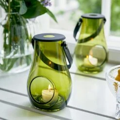 Holmegaard Design With Light Laterne Olive, H16,5 Cm -Gartenmöbel Rabatte holmegaard dwl lantern olive 1