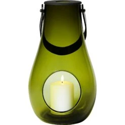 Holmegaard Design With Light Laterne Olive, H29 Cm -Gartenmöbel Rabatte holmegaard dwl lantern olive 13