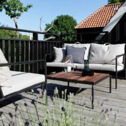 AVON 2-Sitzer-Sofa, Esche -Gartenmöbel Rabatte houe avon 2 seater sofa ash sunbrella heritage 5