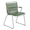 Click Dining Chair, Olive Green/Grey