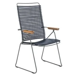 Click Position Dining Chair, Dark Blue/Grey