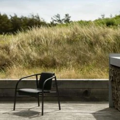 NAMI Lounge Stuhl, Schwarz -Gartenmöbel Rabatte houe nami lounge chair monocolor olive green 7