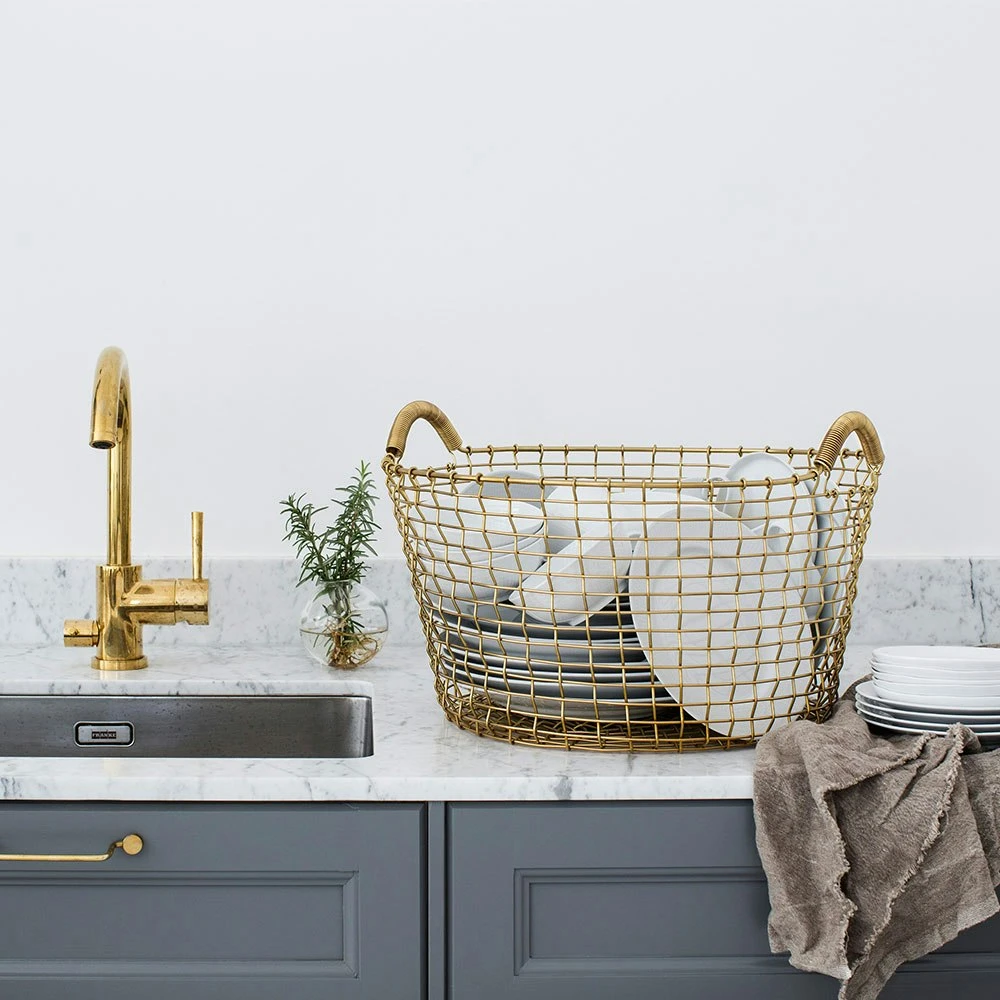 Korbo Klassisch 35 Korb, Messing 3 Korbo Klassisch 35 Korb, Messing – Bild 3