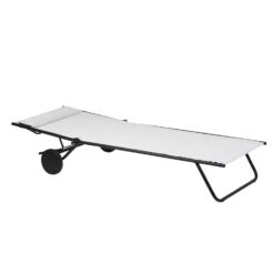 Lafuma Miami Batyline Sun Bed, Duo Obsidian -Gartenmöbel Rabatte lafuma miami sun bed ecume black 2 1