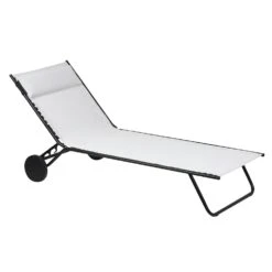 Lafuma Miami Sun Bed, Ecume/Black