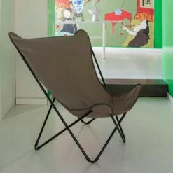 Lafuma POP UP XL Liegestuhl, Grau/Schwarz -Gartenmöbel Rabatte lafuma pop up xl liegestuhl 2