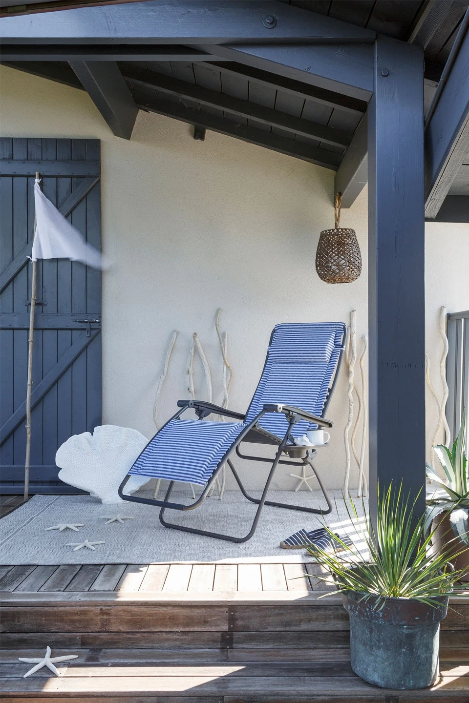 Lafuma RSXA Clip Liegestuhl, Marine 4 Lafuma RSXA Clip Liegestuhl, Marine – Bild 4