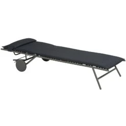 Lafuma Miami II BeComfort® Sonnenliege, Dunkelgrau -Gartenmöbel Rabatte lafuma sunbed miami bec 2023 silver titane 8