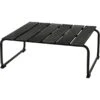 Mater Ocean Loungetisch 70x70 Cm, Schwarz