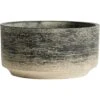 Muubs Kanji Topf Zement Schwarzgrau, Ø23 Cm