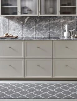 Kotte Teppich Charcoal/ Warm Grey, 70x150 Cm -Gartenmöbel Rabatte pappelina kotte teppich kohle warmes grau 1