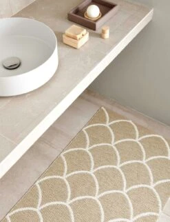 Kotte Teppich Sand/ Vanilla, 70x150 Cm -Gartenmöbel Rabatte pappelina kotte teppich sand vanille 1 1