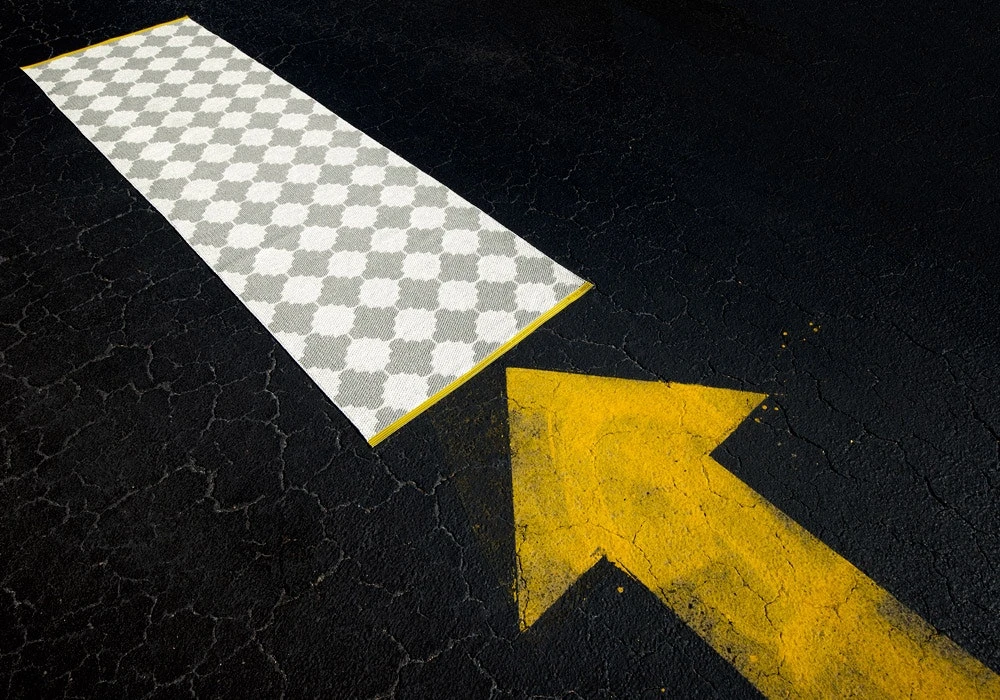 Marre Matte 70x225 Cm, Warm Grey/Vanilla/Mustard 5 Marre Matte 70x225 Cm, Warm Grey/Vanilla/Mustard – Bild 5