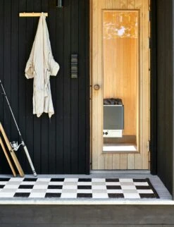 Pix Teppich Schwarz / Vanilla / Beige, 70x240 Cm -Gartenmöbel Rabatte pappelina pix rug black vanilla beige 2