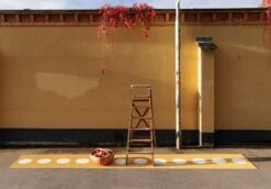 Vera Teppich Ochre/ Vanilla, 70x300 Cm -Gartenmöbel Rabatte pappelina vera teppich ochre vanilla 1