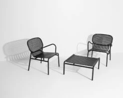 Week-End Kaffeetisch 60x69 Cm, Burgunderrot -Gartenmöbel Rabatte petite friture week end coffee table 2