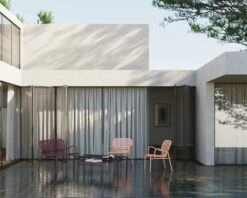 Week-End Kaffeetisch 60x69 Cm, Burgunderrot -Gartenmöbel Rabatte petite friture week end coffee table 23