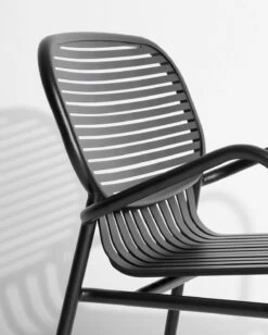 Week-End Lounge Stuhl, Schwarz -Gartenmöbel Rabatte petite friture week end fatolj vit 11