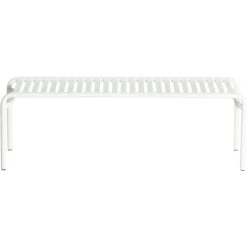 Week-End Kaffeetisch / Bank 51x127 Cm, Weiß