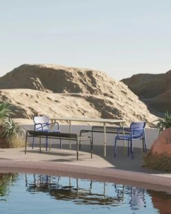 Week-End Esstisch Mittelgroß, 85x180 Cm, Jade Green -Gartenmöbel Rabatte petite friture week end rectangular medium black 16