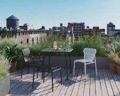 Week-End Stuhl, Weiß -Gartenmöbel Rabatte petite friture week end stol bla 15