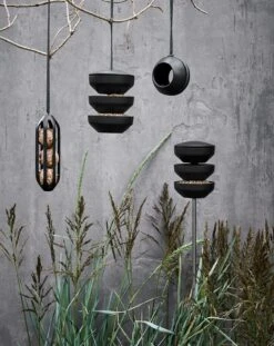 RO Vogelfutterhäuschen 17,5 Cm -Gartenmöbel Rabatte rosendahl copenhagen ro birds seed fountain hanging h43 green 2