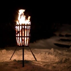 Feuerkorb Original, Ungebürstetes Stahl -Gartenmöbel Rabatte roshults feuerkorb original ungeburstetes stahl 2