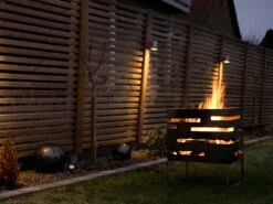 Röshults Urban 50 Fire Basket, Untreated Steel -Gartenmöbel Rabatte roshults fire basket urban 4