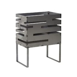 Röshults Urban 50 Fire Basket, Untreated Steel