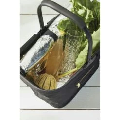 Sagaform City Kühlkorb, 26 L/ Schwarz/Gold -Gartenmöbel Rabatte sagaform city kuhlkorb 26 l 6