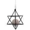 Suet Ball Feeder Star, Black